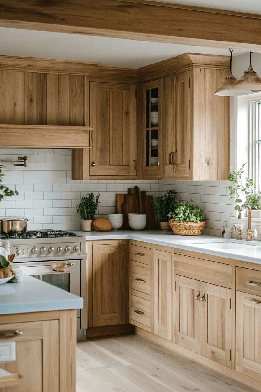 29 Light Brown Cabinets Kitchen Ideas That Prove Neutrals Can Shine 27 light brown cabinets kitchen