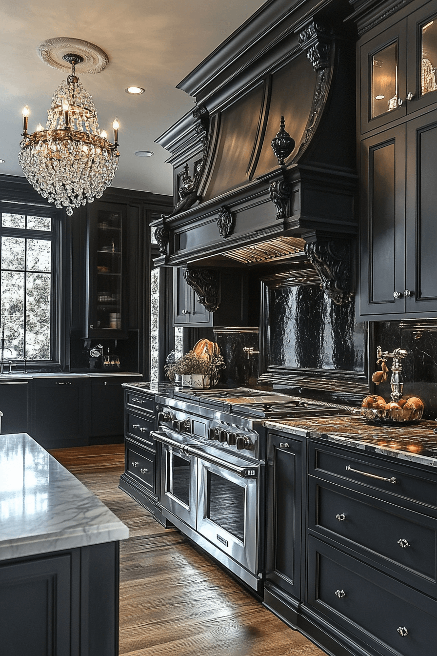 29 Charcoal Gray Kitchen Cabinets to Inspire a Stylish Kitchen Upgrade 27 charcoal gray kitchen cabinets