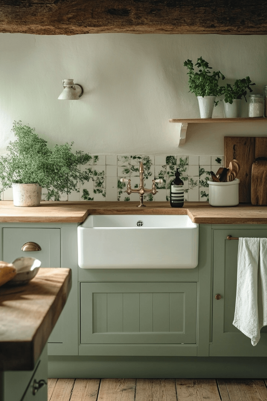 29 Clary Sage Kitchen Cabinets to Soften and Brighten Any Style 27 clary sage kitchen cabinets