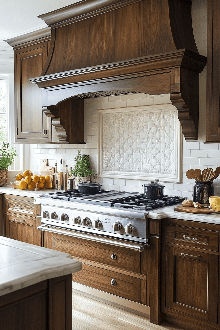 29 Dark Walnut Kitchen Cabinets That Radiate Rustic Refinement 28 dark walnut kitchen cabinets