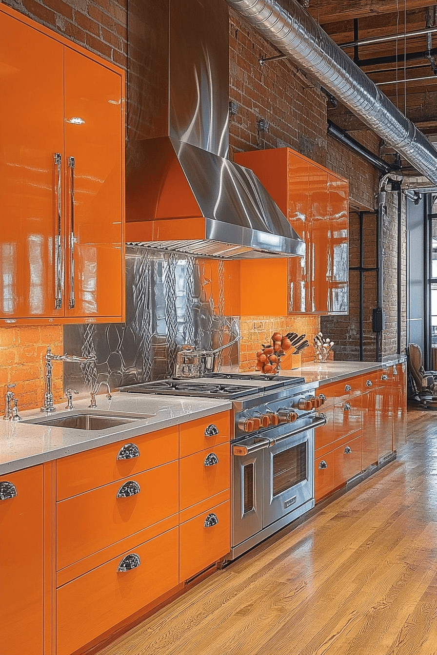 29 Orange Kitchen Cabinets That Spark Energy and Style 29 orange kitchen cabinets