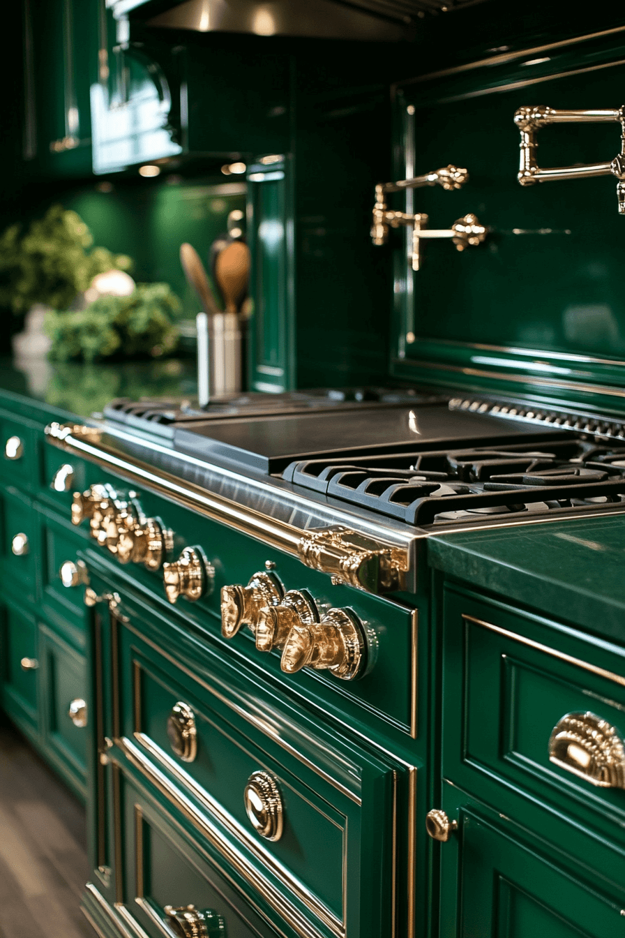 29 Emerald Green Kitchen Cabinets That Turn Ordinary Into Show-Stopping 29 emerald green kitchen cabinets