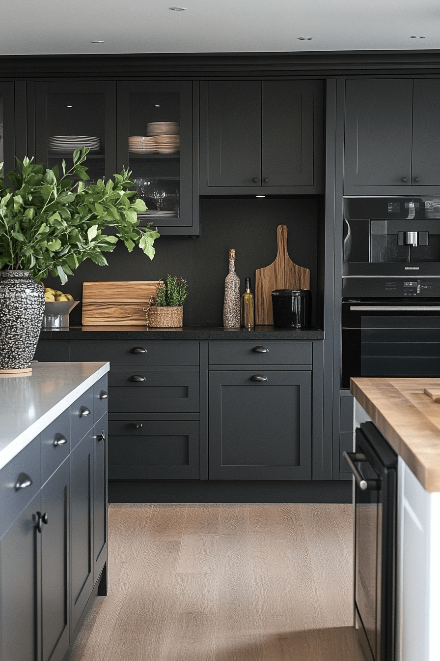 29 Charcoal Gray Kitchen Cabinets to Inspire a Stylish Kitchen Upgrade 3 charcoal gray kitchen cabinets