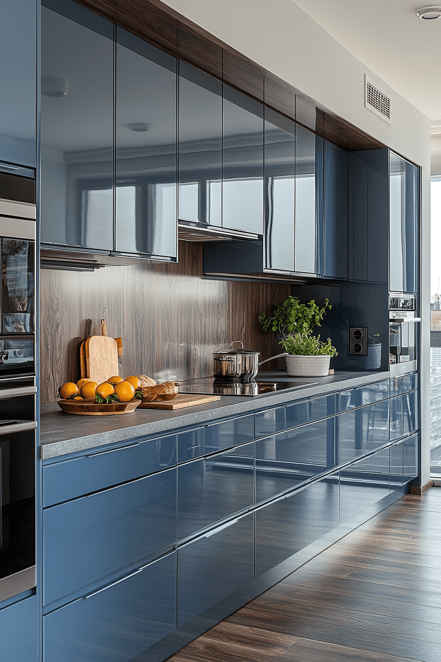 29 Blue Grey Kitchen Cabinets That Radiate Understated Beauty 4 blue grey kitchen cabinets