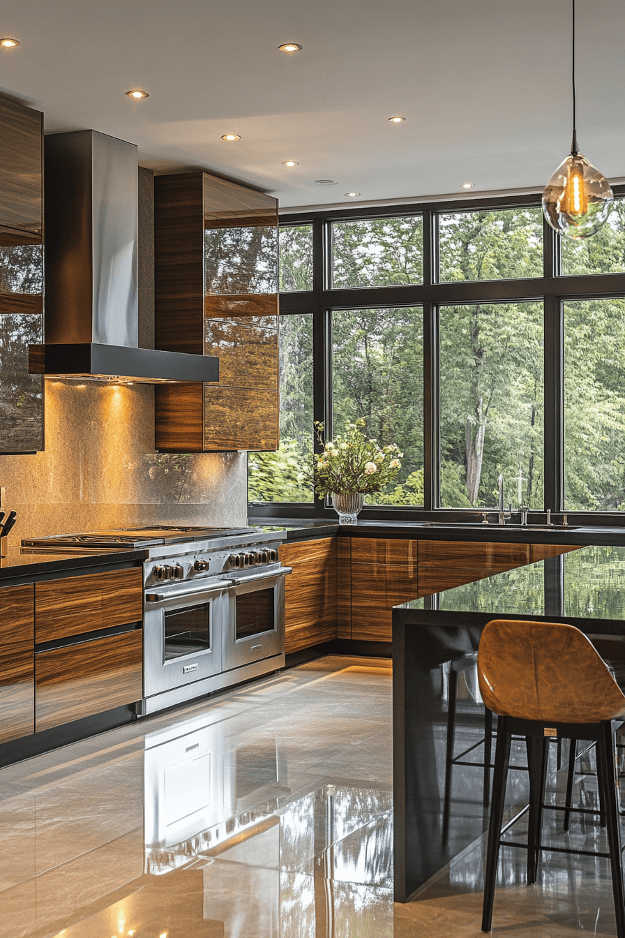 29 Dark Oak Kitchen Cabinets That Highlight Natural Beauty 4 dark oak kitchen cabinets