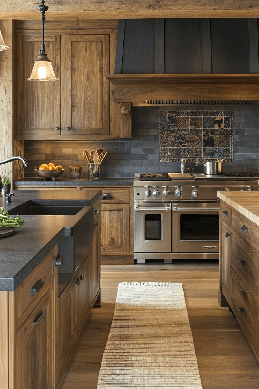 29 Dark Stained Kitchen Cabinets for Classic Meets Contemporary Flair 4 dark stained kitchen cabinets