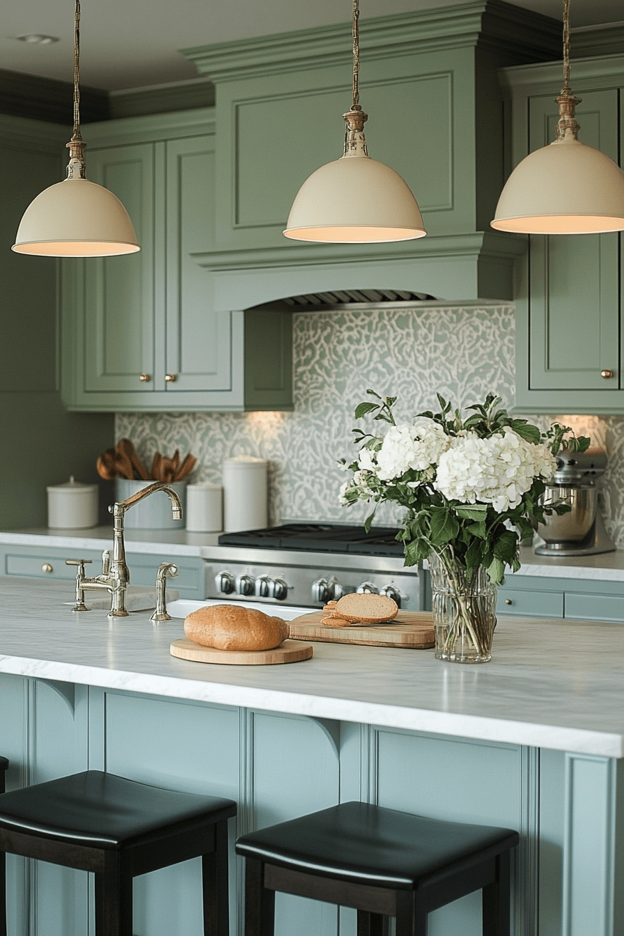 29 Clary Sage Kitchen Cabinets to Soften and Brighten Any Style 4 clary sage kitchen cabinets