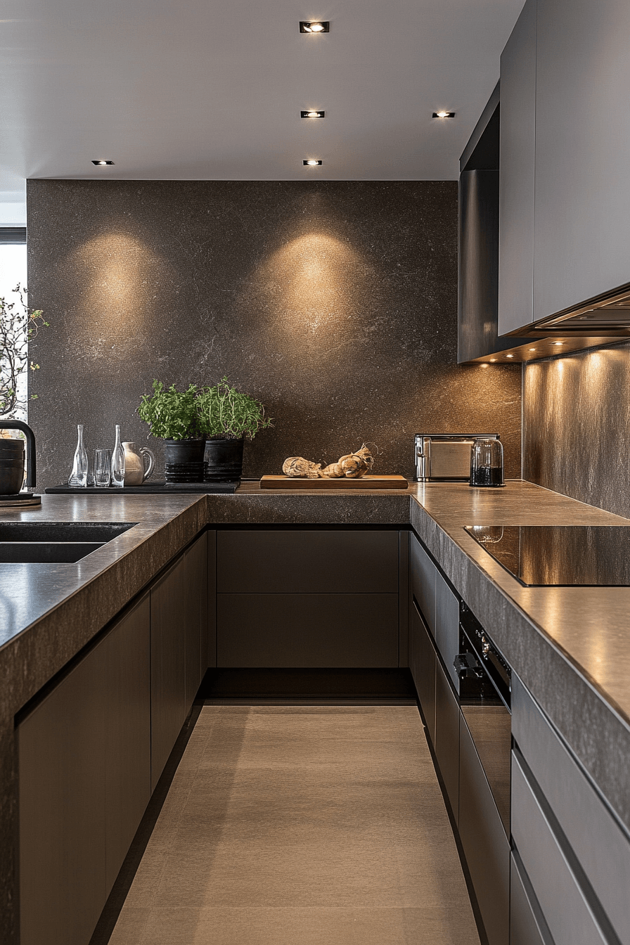 29 Dark Taupe Kitchen Cabinets That Bring Effortless Refinement Home 6 dark taupe kitchen cabinets