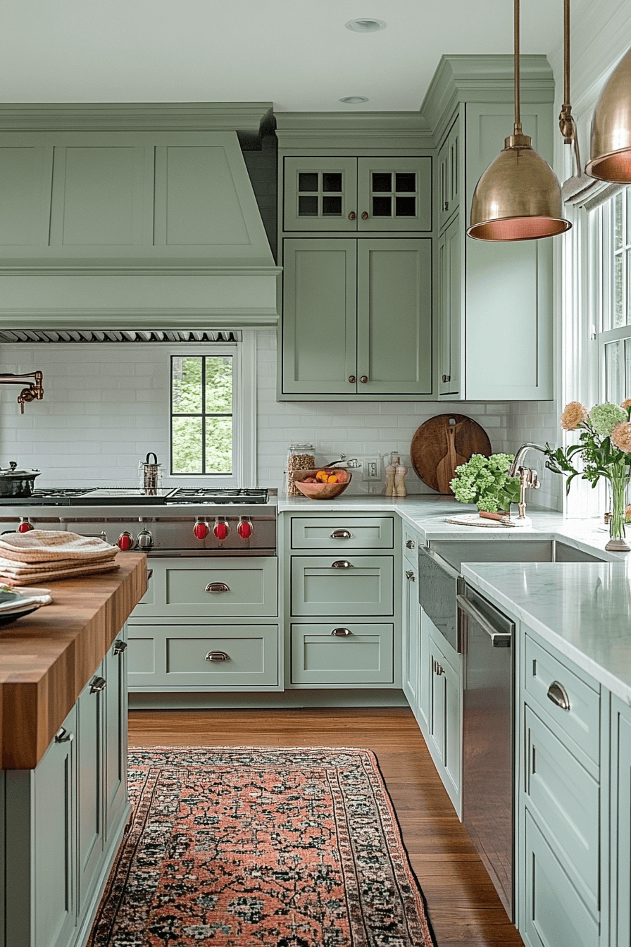 29 Mint Green Kitchen Cabinets That Add Freshness and Flair Instantly 6 mint green kitchen cabinets