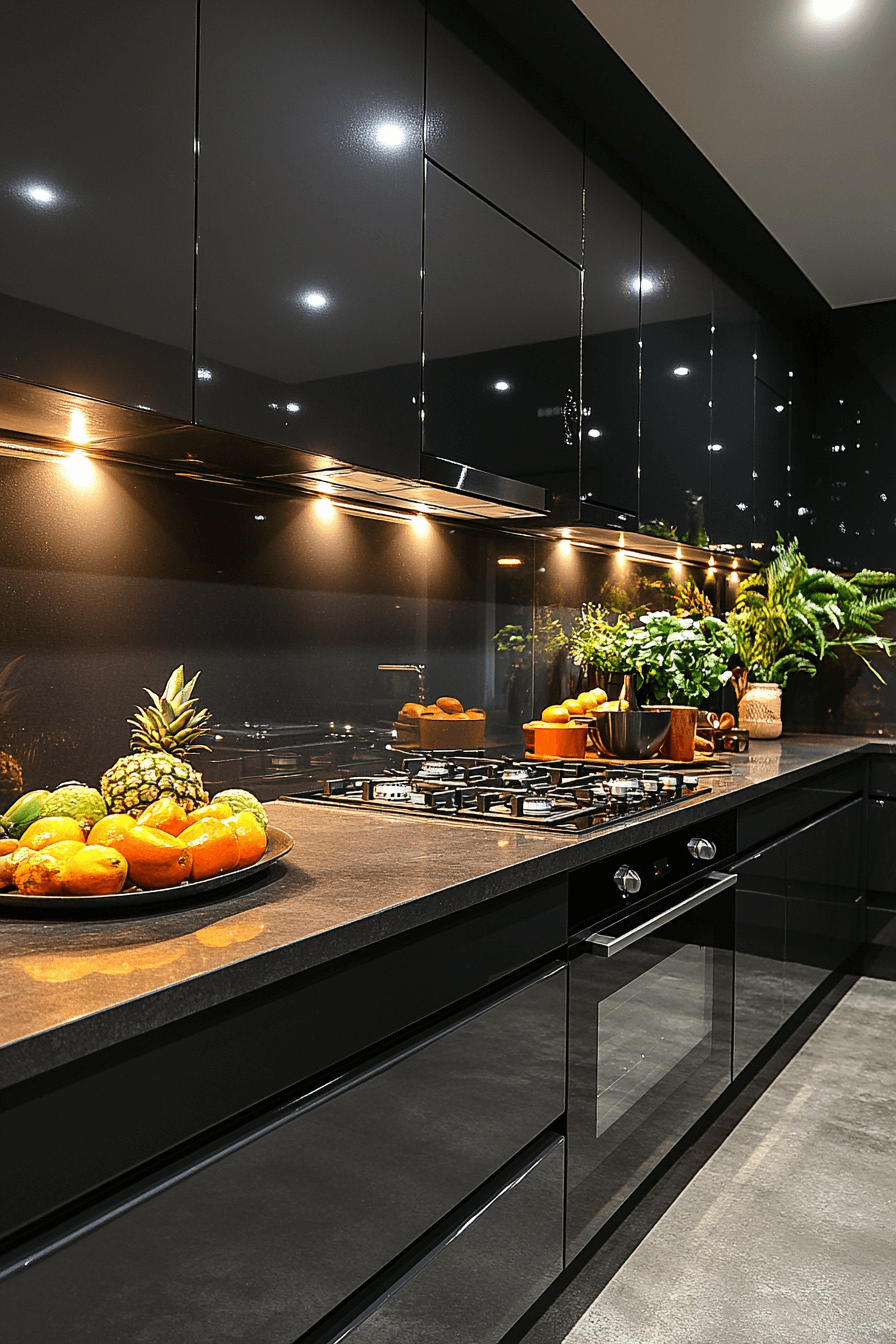 29 High Gloss Kitchen Cabinets to Brighten and Enlarge Your Space 6 high gloss kitchen cabinets