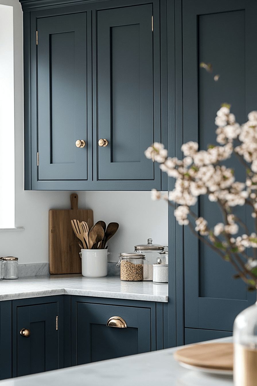 29 Blue Grey Kitchen Cabinets That Radiate Understated Beauty 6 blue grey kitchen cabinets
