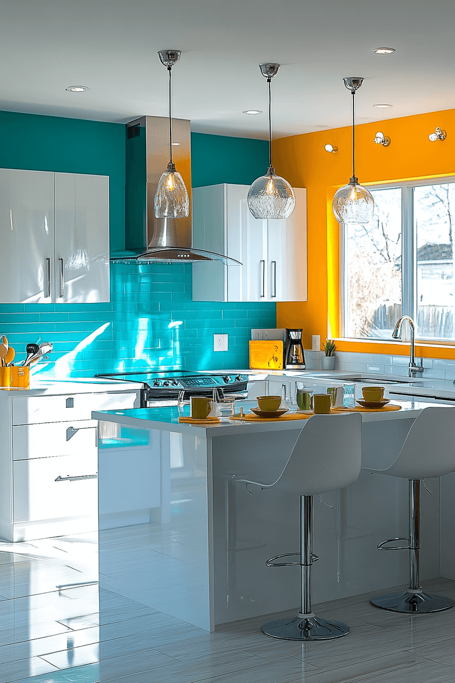 29 High Gloss Kitchen Cabinets to Brighten and Enlarge Your Space 7 high gloss kitchen cabinets