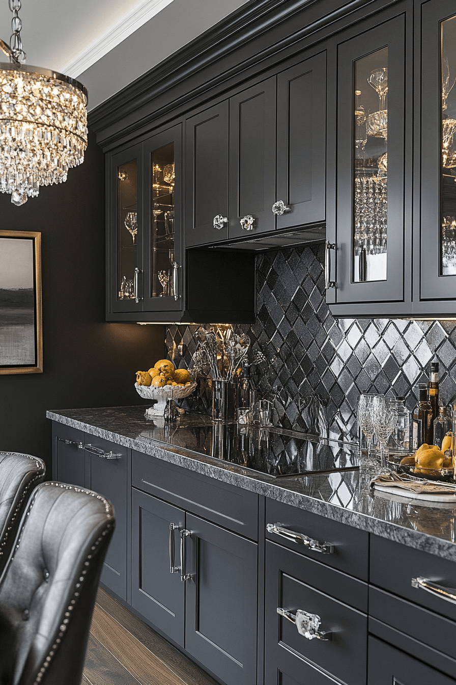 29 Charcoal Gray Kitchen Cabinets to Inspire a Stylish Kitchen Upgrade 7 charcoal gray kitchen cabinets