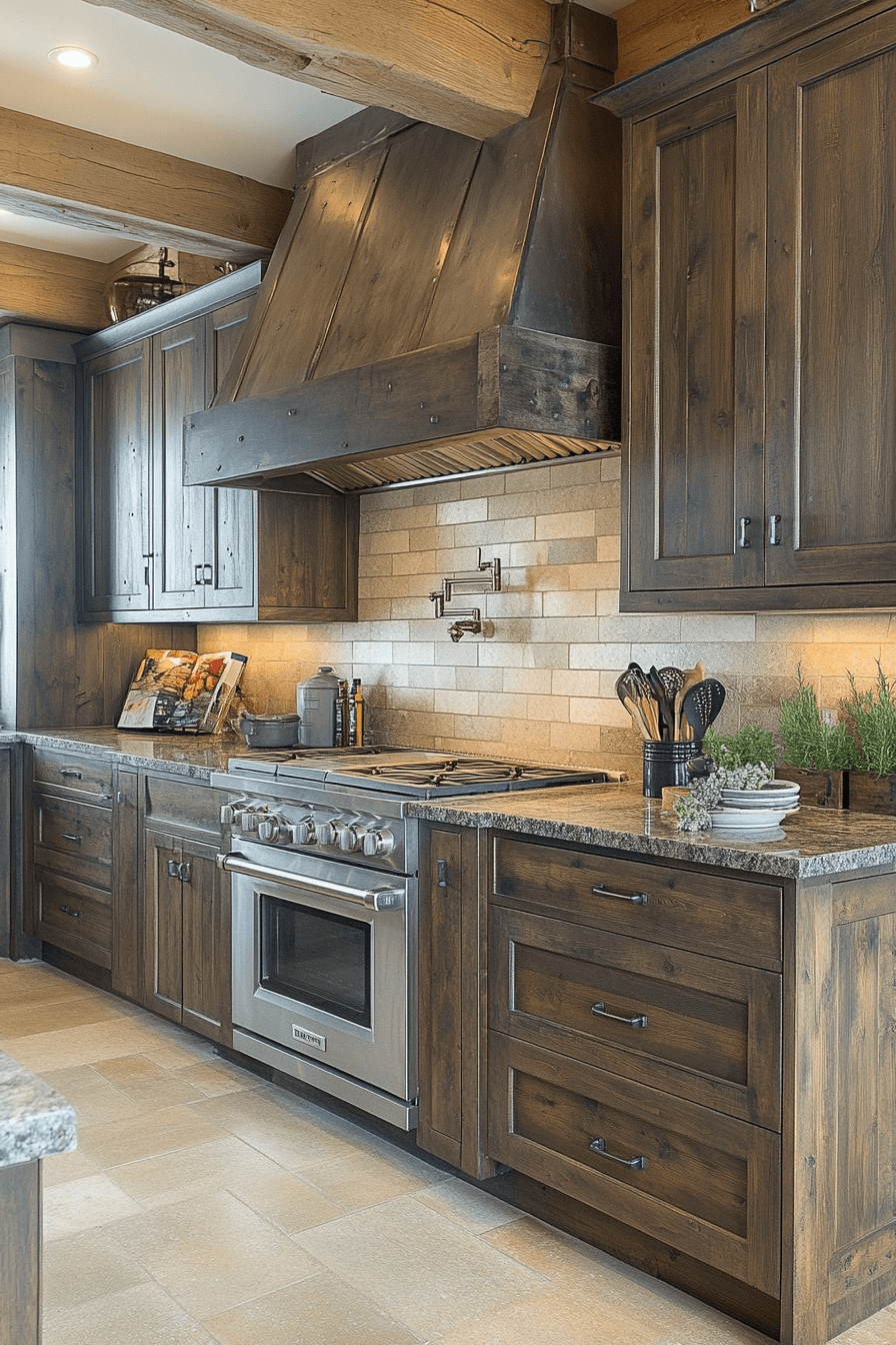29 Dark Stained Kitchen Cabinets for Classic Meets Contemporary Flair 8 dark stained kitchen cabinets