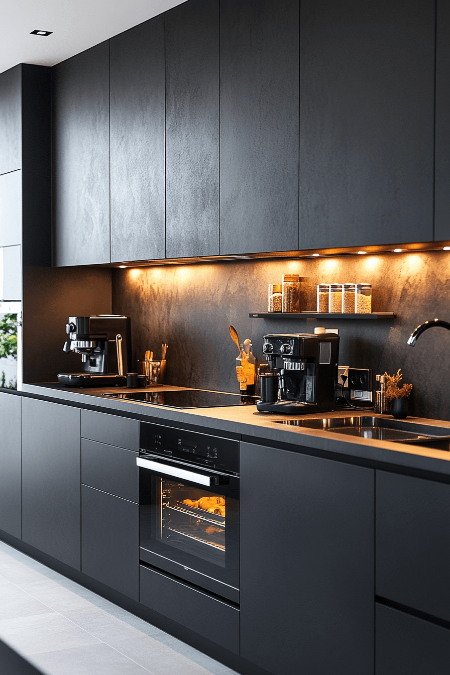 29 Charcoal Kitchen Cabinets to Add Rich Texture and Balance 8 charcoal kitchen cabinets