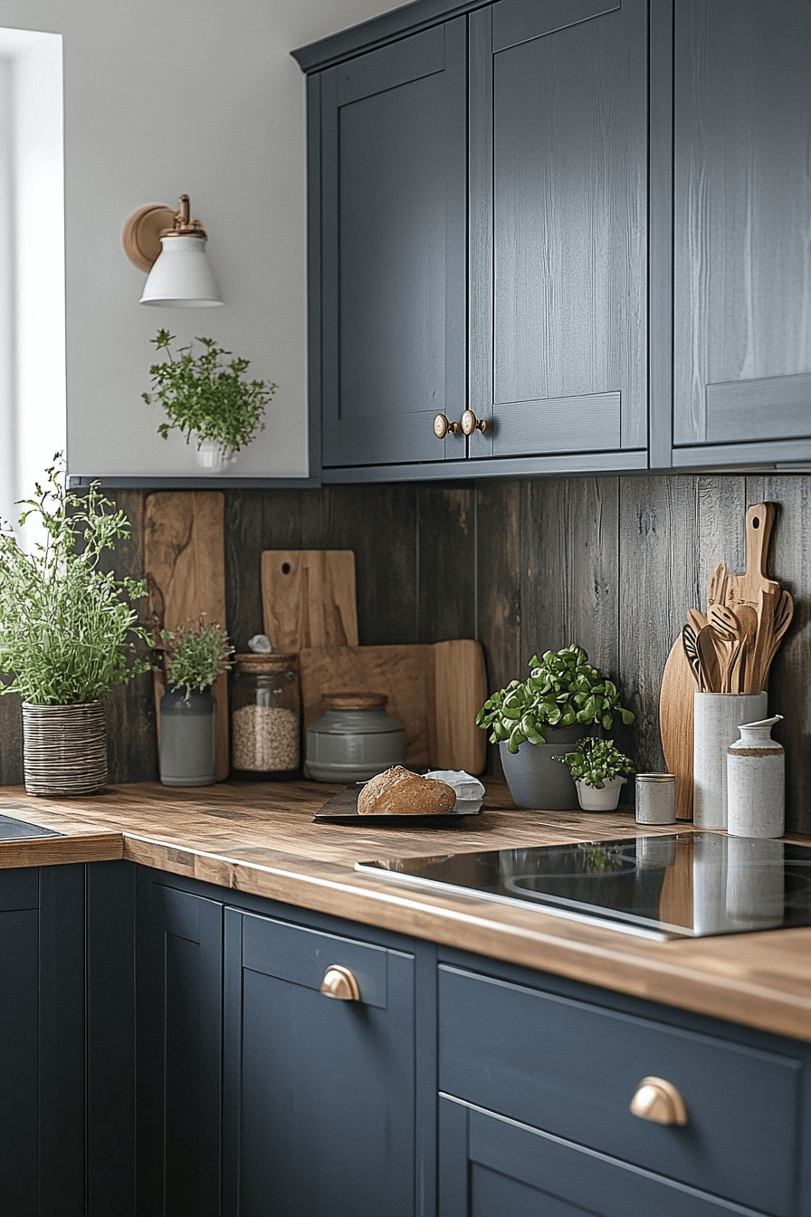 29 Blue Grey Kitchen Cabinets That Radiate Understated Beauty 9 blue grey kitchen cabinets
