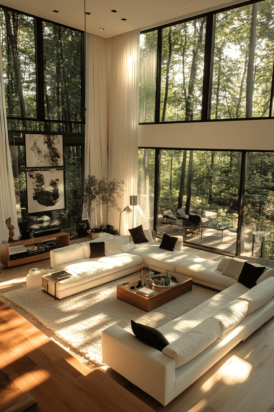 25+ Chic Living Room Looks to Create a Cozy Yet Modern Vibe 1 chic living room