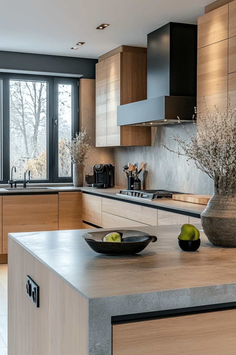 26+ Light Oak Kitchen Cabinets for a Bright and Refreshing Kitchen Design 1 light oak kitchen cabinets