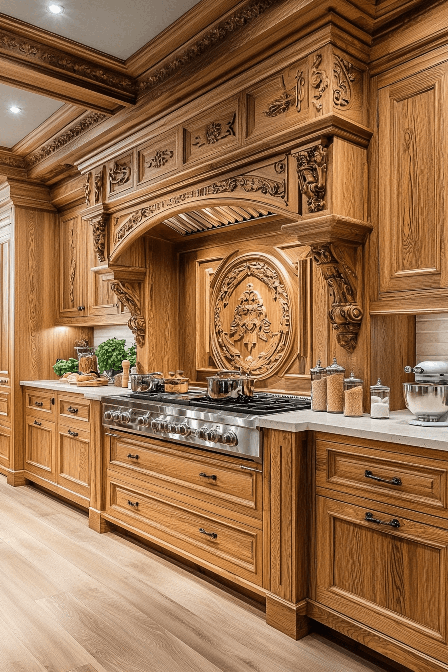 25+ Warm Wood Kitchen Cabinets That Inspire Comfort in Every Corner 10 warm wood kitchen cabinets