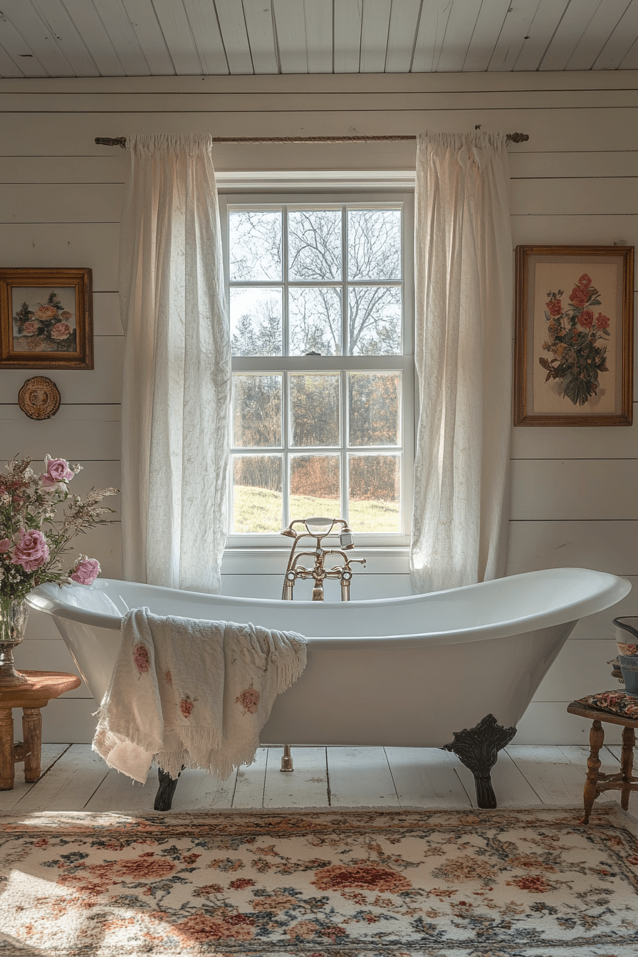 25+ Granny Chic Bathroom Inspiration That Turns Simplicity Into Beauty 10 granny chic bathroom