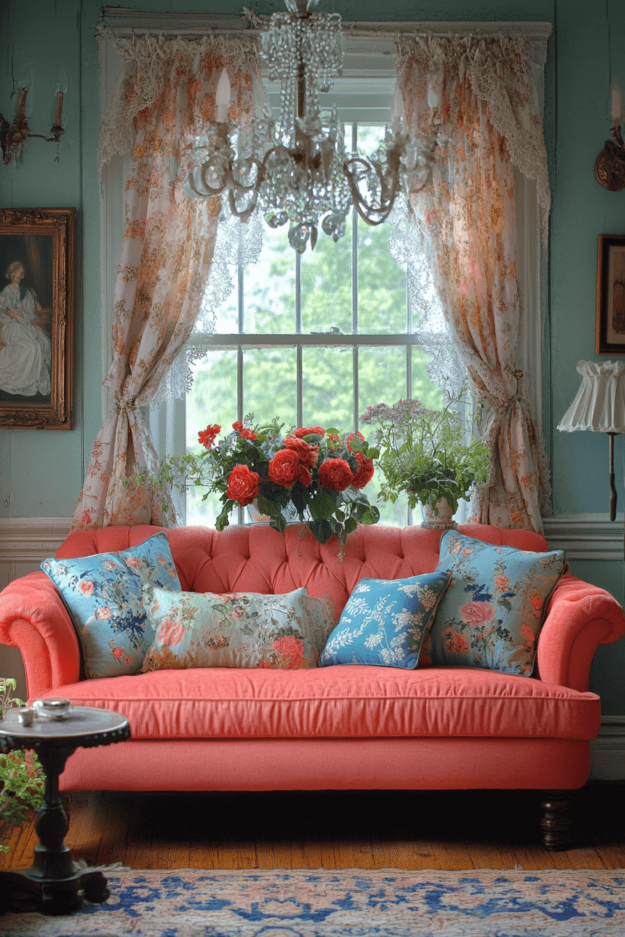 27+ Red Couch Living Room Designs That Spark Joy and Vibrance Instantly 11 red couch living room