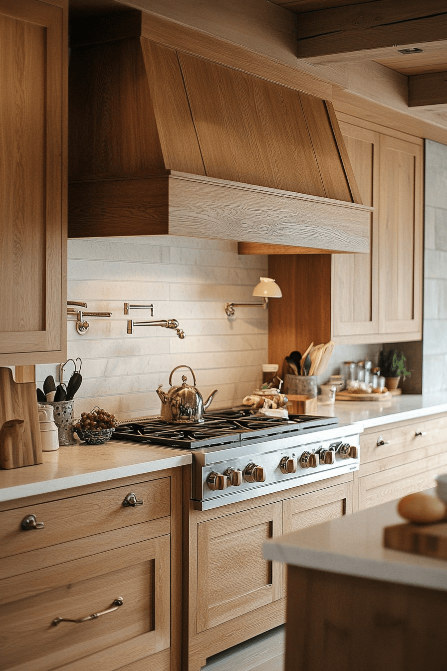 25+ Warm Wood Kitchen Cabinets That Inspire Comfort in Every Corner 12 warm wood kitchen cabinets