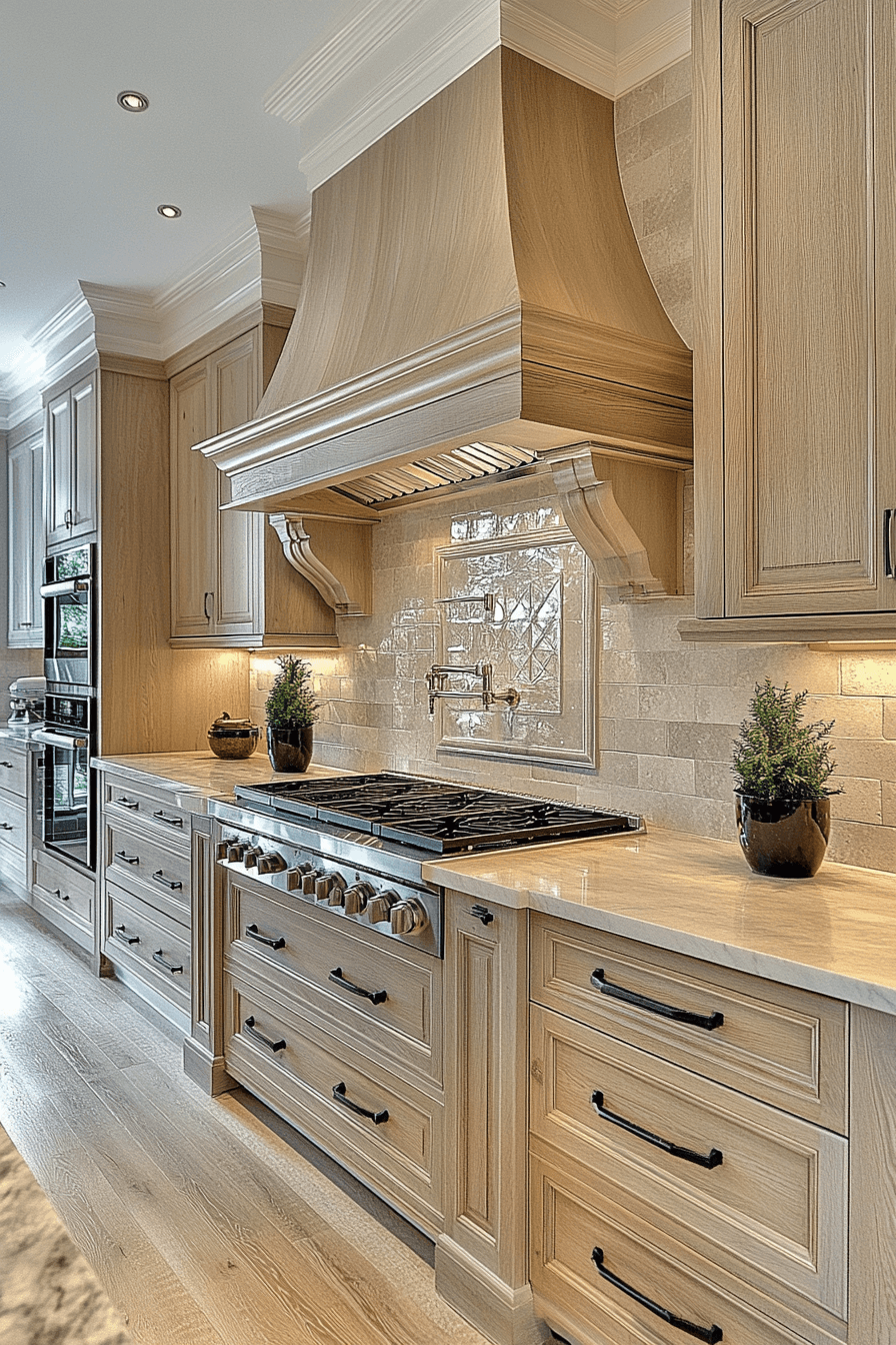 26+ Pale Oak Kitchen Cabinets for a Kitchen That Feels Naturally Inviting 12 pale oak kitchen cabinets