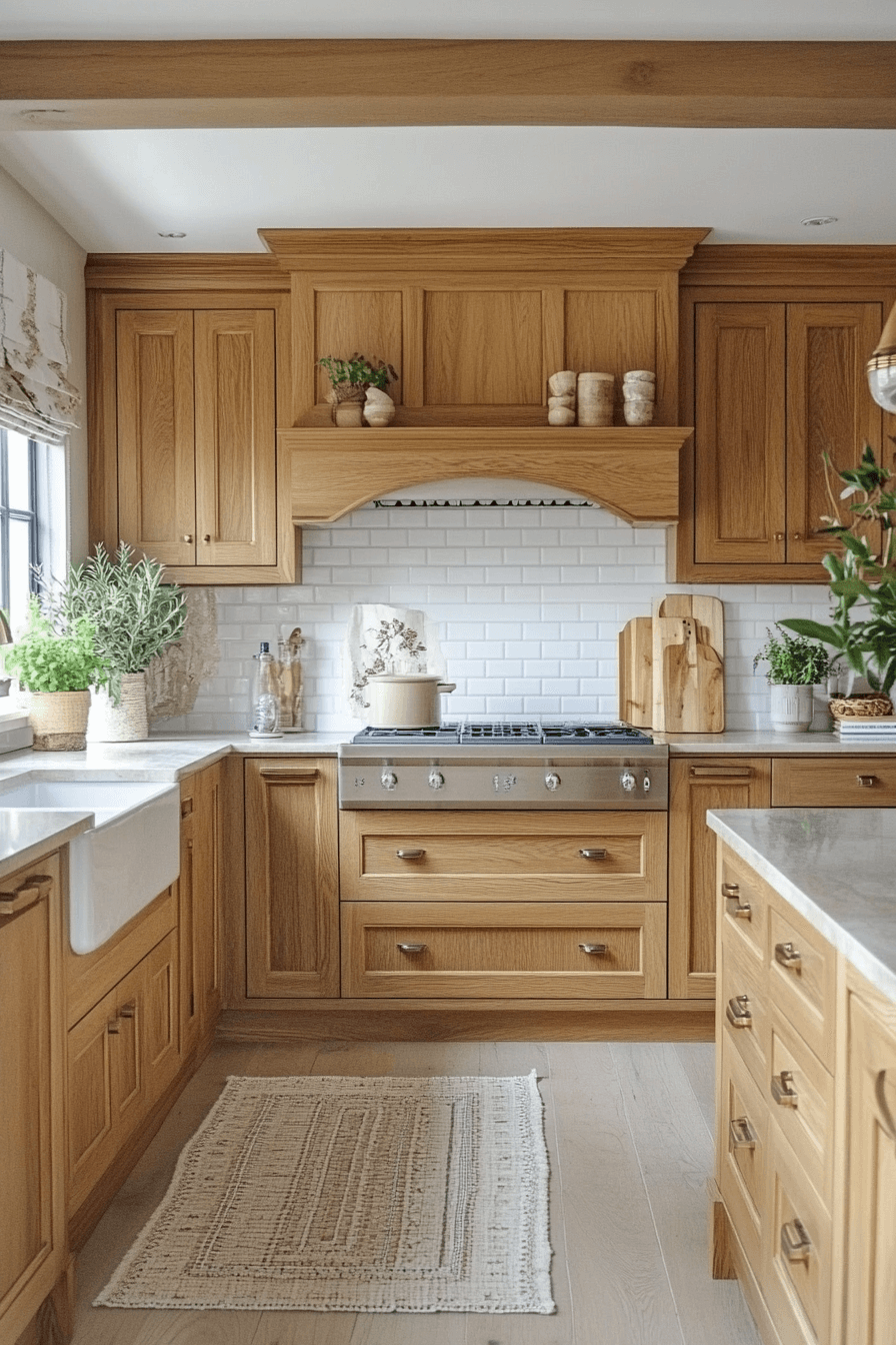 26+ Light Oak Kitchen Cabinets for a Bright and Refreshing Kitchen Design 12 light oak kitchen cabinets