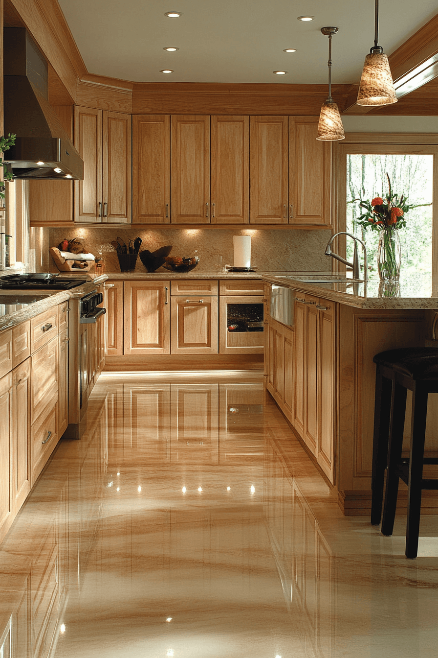 25+ Natural Maple Kitchen Cabinets for a Bright and Cheerful Kitchen Makeover 13 natural maple kitchen cabinets