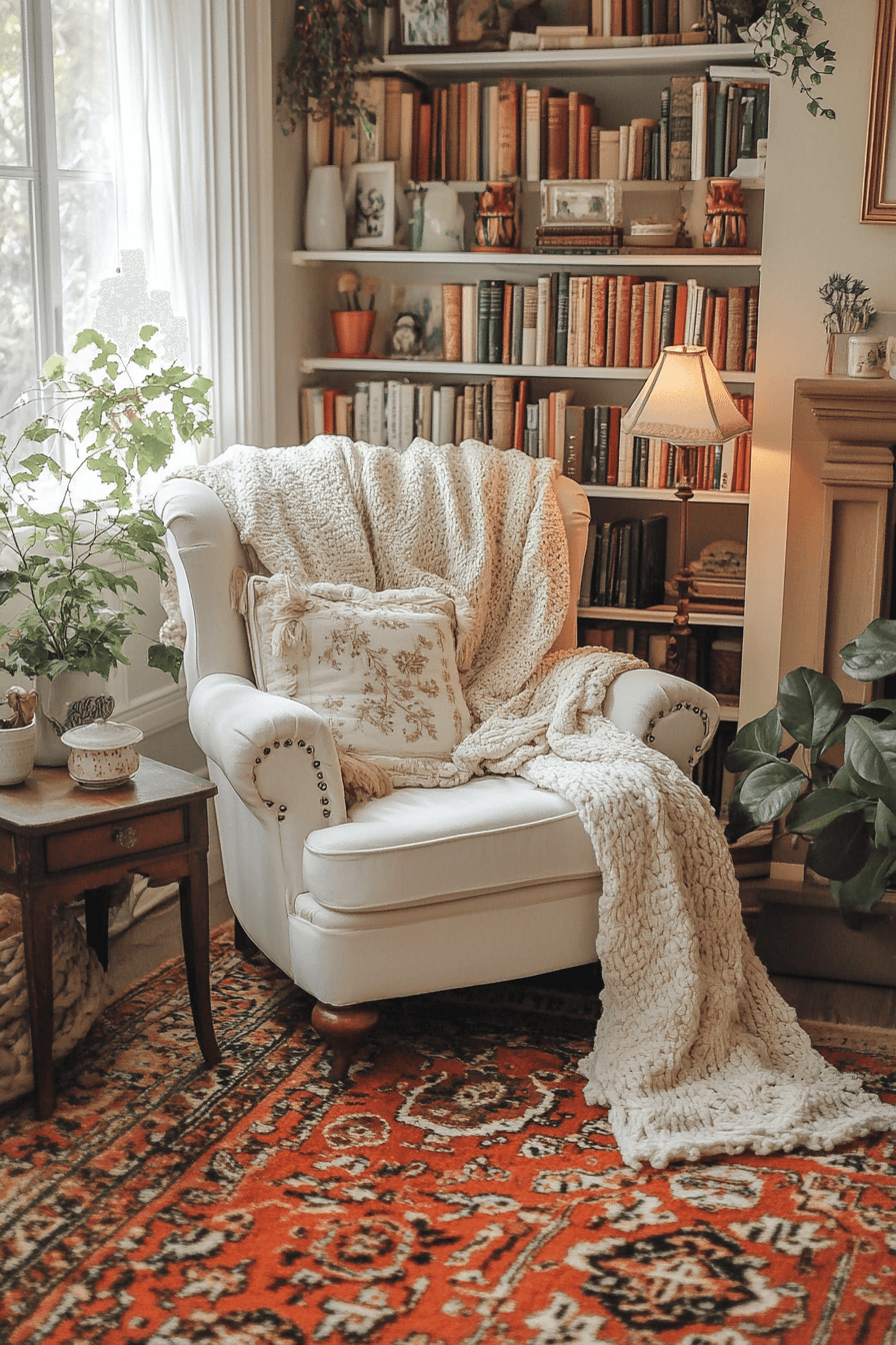 27+ Granny Chic Living Room Looks for a Bright and Cheerful Atmosphere 13 granny chic living room