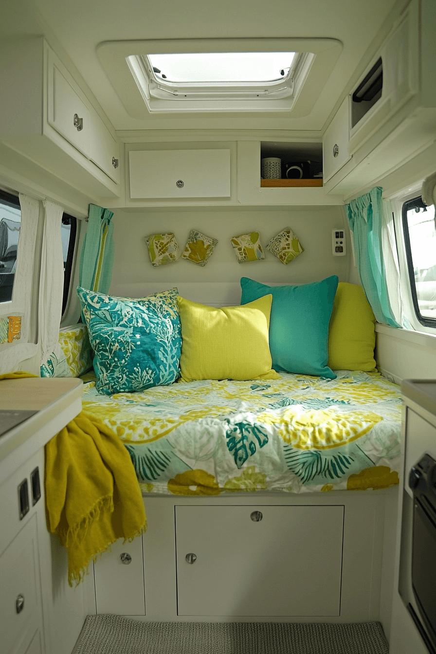 26+ Small Camper Interior Ideas for a Relaxing and Joyful Escape 14 small camper interior ideas
