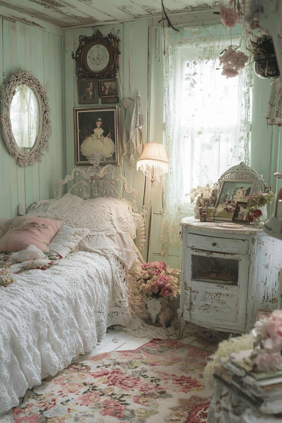26+ Romantic Shabby Chic Looks That Radiate Comfort and Whimsy 14 romantic shabby chic