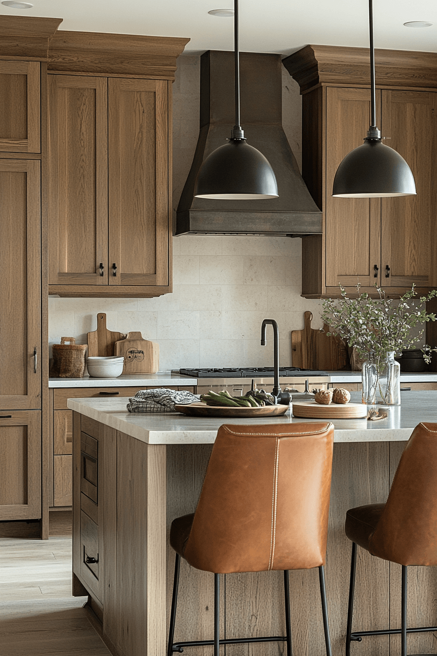 27+ Natural Oak Kitchen Cabinets That Turn Ordinary Rooms Into Retreats 14 natural oak kitchen cabinets