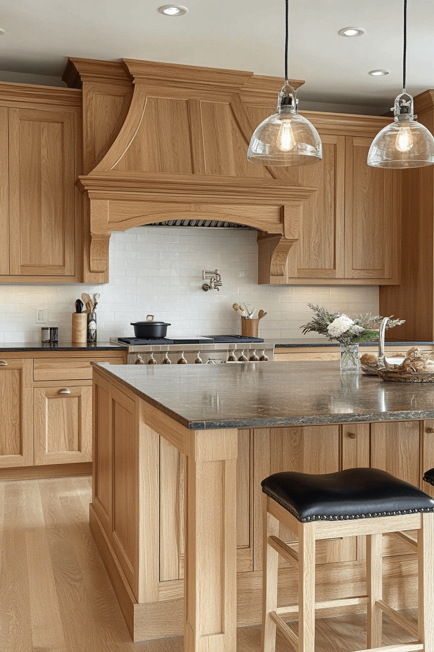 26+ Light Oak Kitchen Cabinets for a Bright and Refreshing Kitchen Design 15 light oak kitchen cabinets