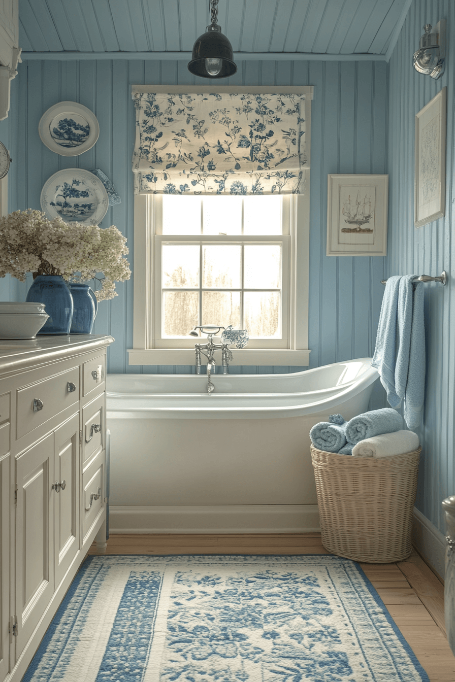 25+ Granny Chic Bathroom Inspiration That Turns Simplicity Into Beauty 15 granny chic bathroom