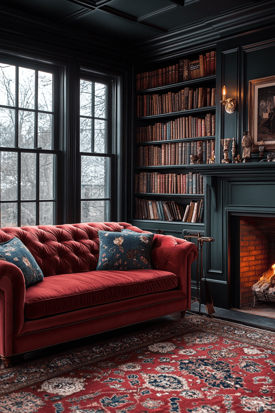 27+ Red Couch Living Room Designs That Spark Joy and Vibrance Instantly 15 red couch living room