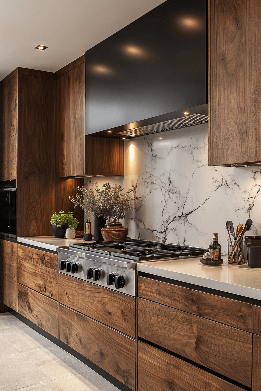 25+ Warm Wood Kitchen Cabinets That Inspire Comfort in Every Corner 15 warm wood kitchen cabinets