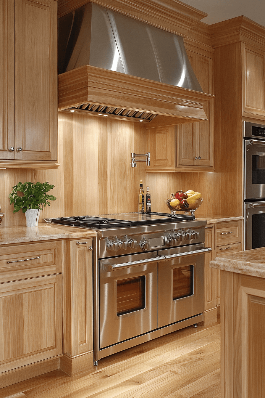27+ Light Maple Kitchen Cabinets for a Fresh and Cheerful Kitchen Design 16 light maple kitchen cabinets