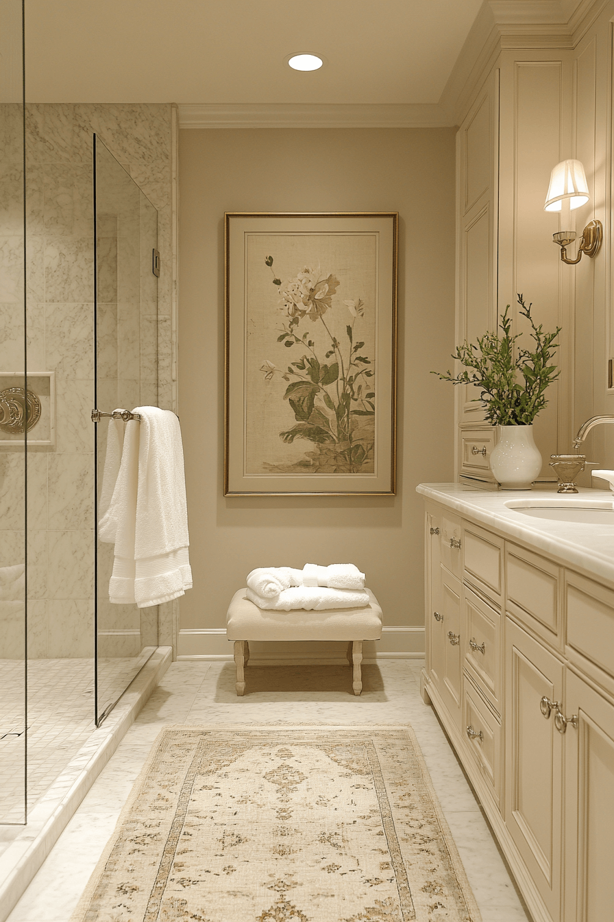 25+ Granny Chic Bathroom Inspiration That Turns Simplicity Into Beauty 16 granny chic bathroom