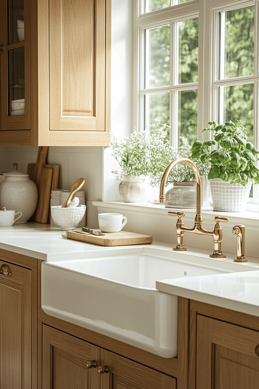 27+ Golden Oak Kitchen Cabinets That Transform Simple Kitchens Into Retreats 16 golden oak kitchen cabinets