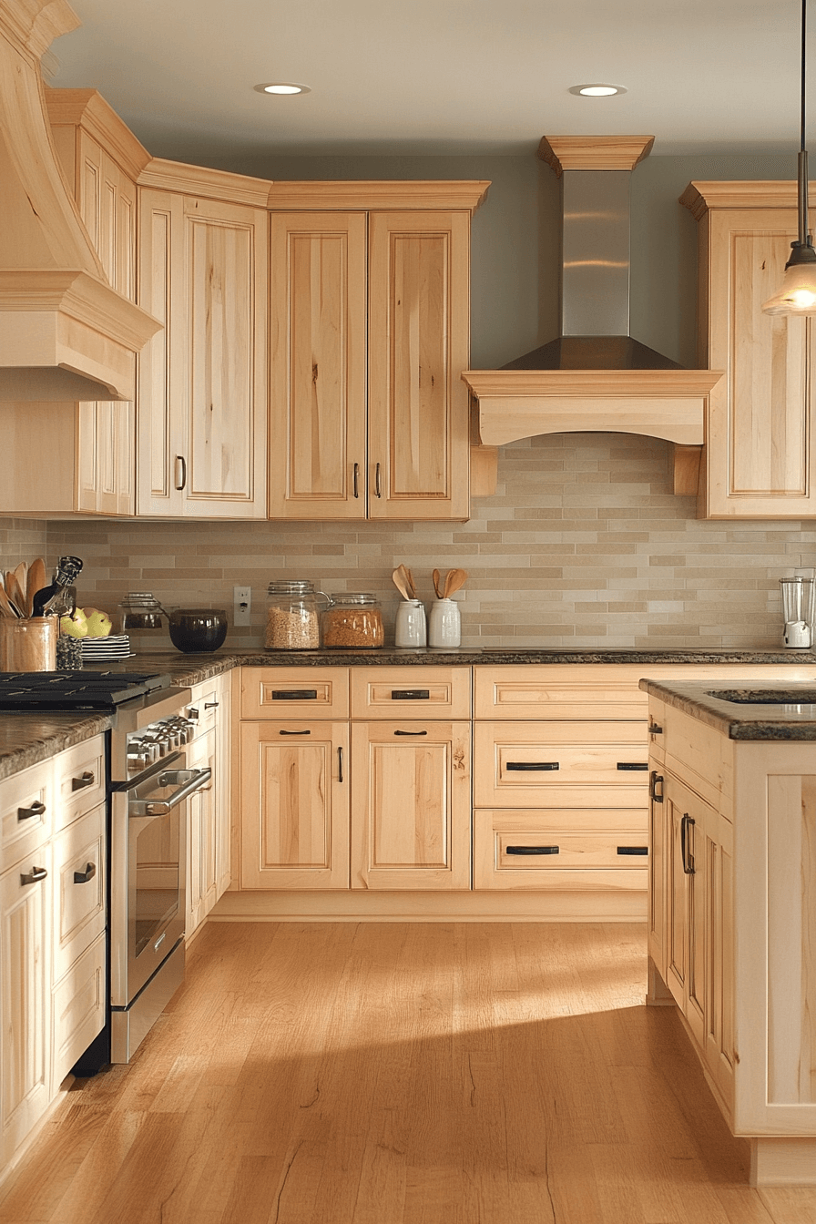 27+ Light Maple Kitchen Cabinets for a Fresh and Cheerful Kitchen Design 17 light maple kitchen cabinets