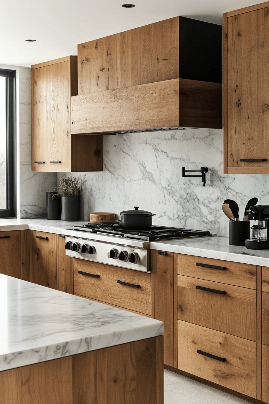 27+ Natural Oak Kitchen Cabinets That Turn Ordinary Rooms Into Retreats 17 natural oak kitchen cabinets