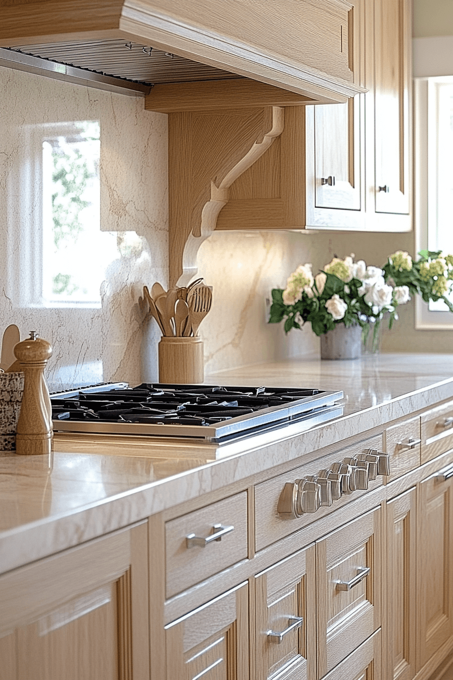 26+ Pale Oak Kitchen Cabinets for a Kitchen That Feels Naturally Inviting 17 pale oak kitchen cabinets