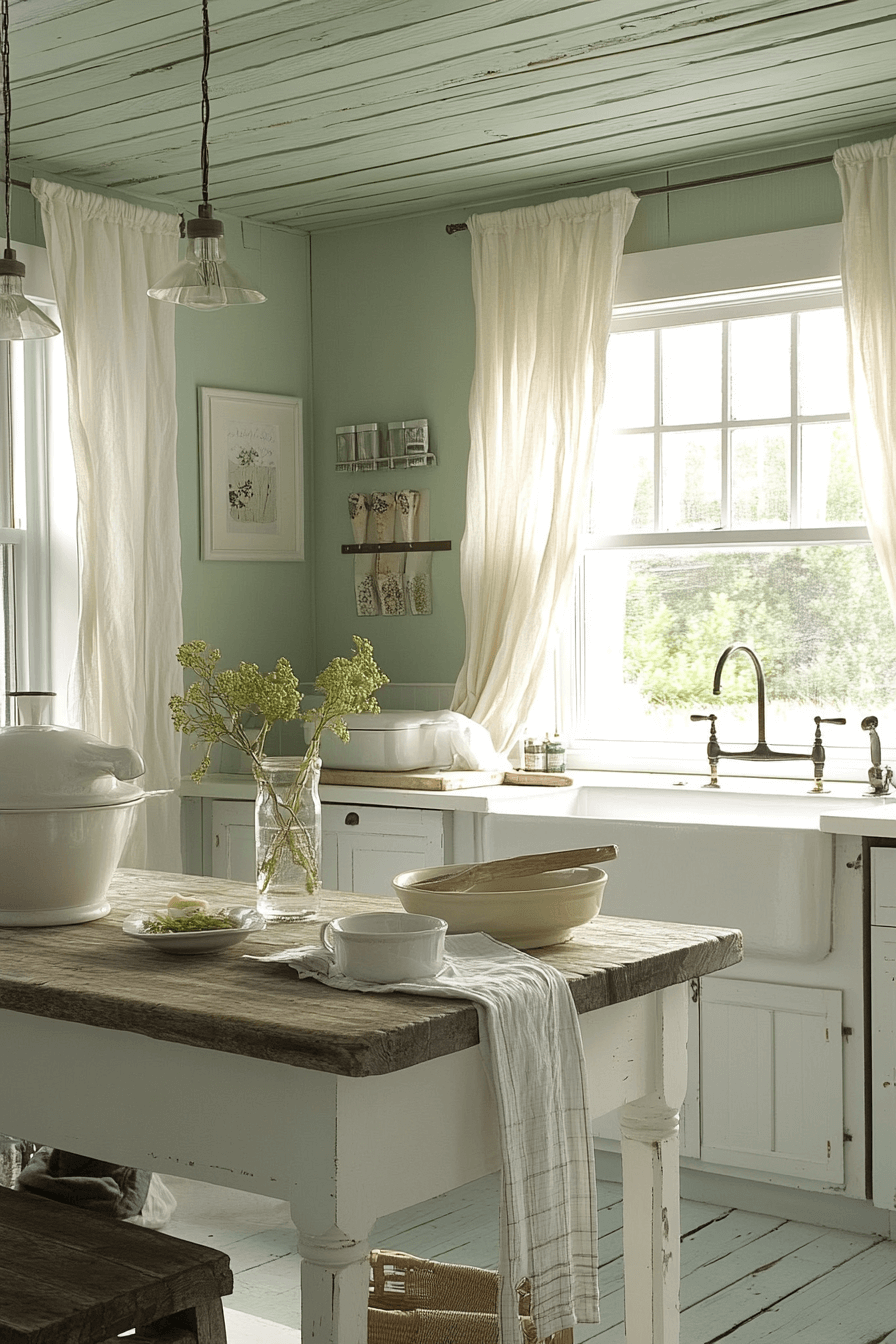 25+ Granny Chic Kitchen Designs That Add Heart Without the High Cost 17 granny chic kitchen