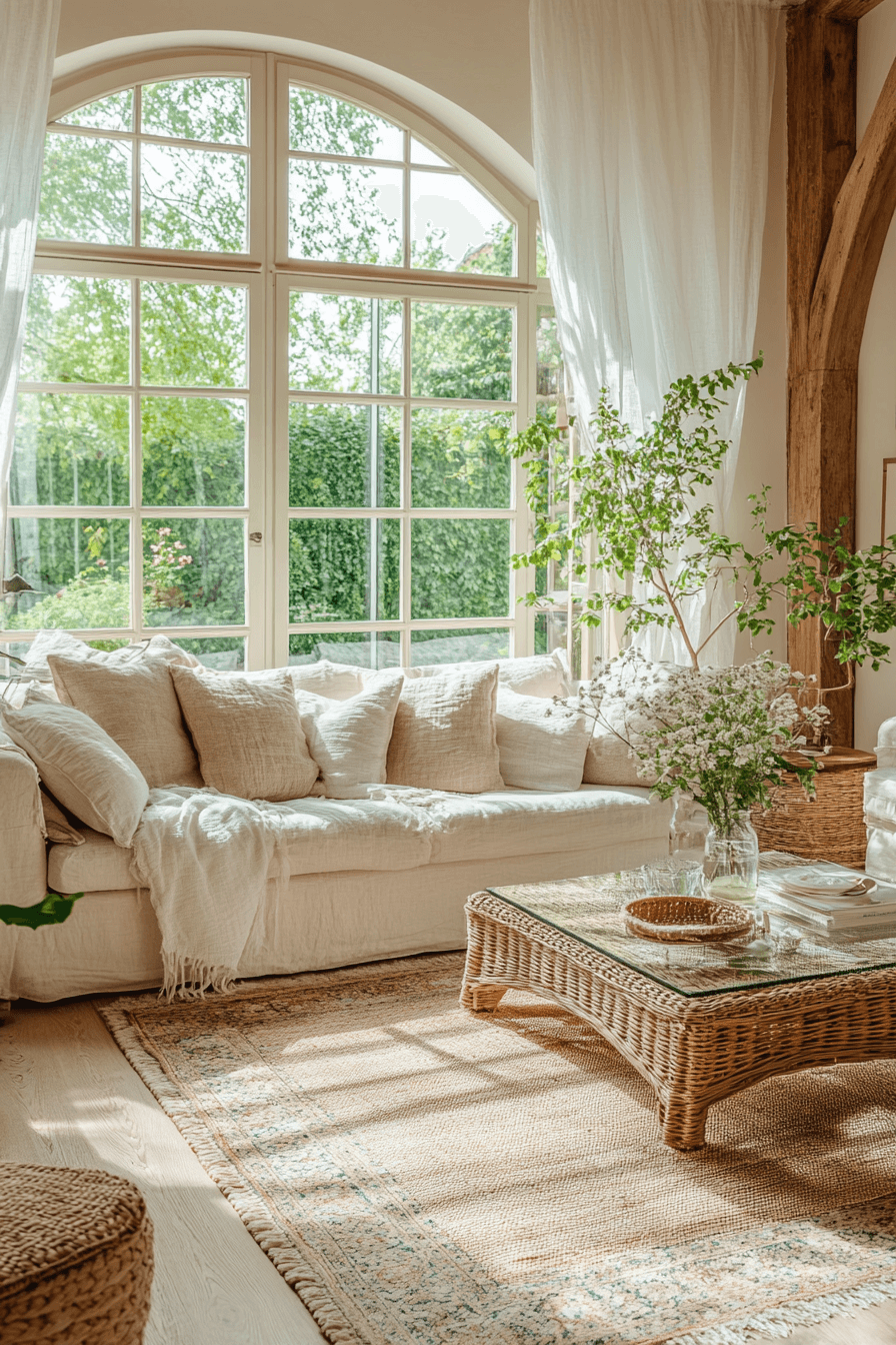 27+ Granny Chic Living Room Looks for a Bright and Cheerful Atmosphere 18 granny chic living room