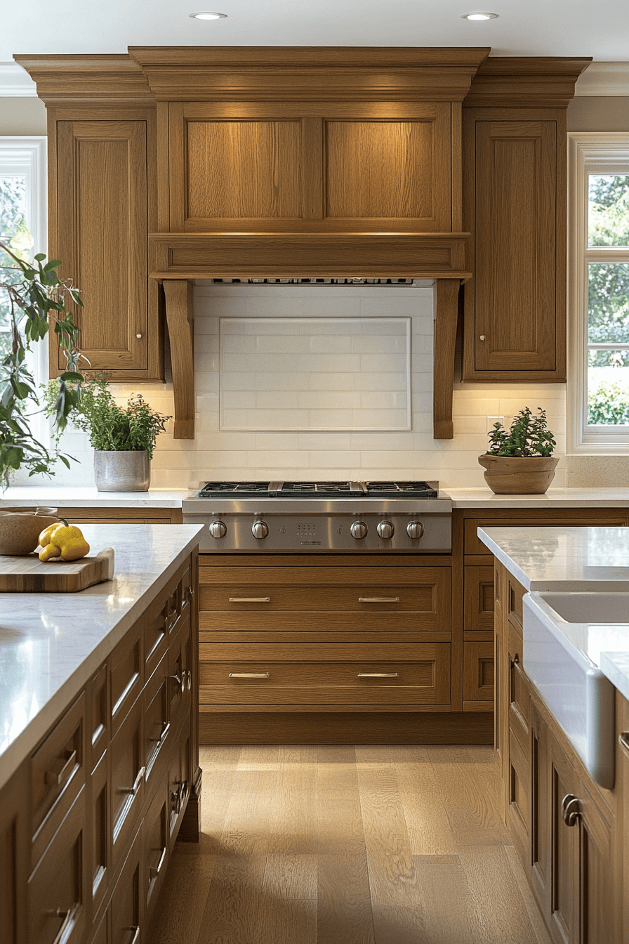 25+ Warm Wood Kitchen Cabinets That Inspire Comfort in Every Corner 18 warm wood kitchen cabinets