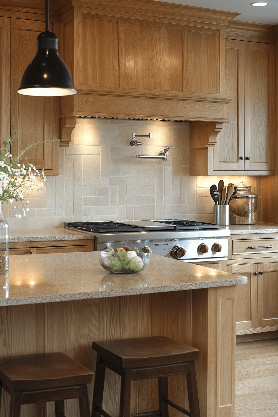 26+ Pale Oak Kitchen Cabinets for a Kitchen That Feels Naturally Inviting 18 pale oak kitchen cabinets