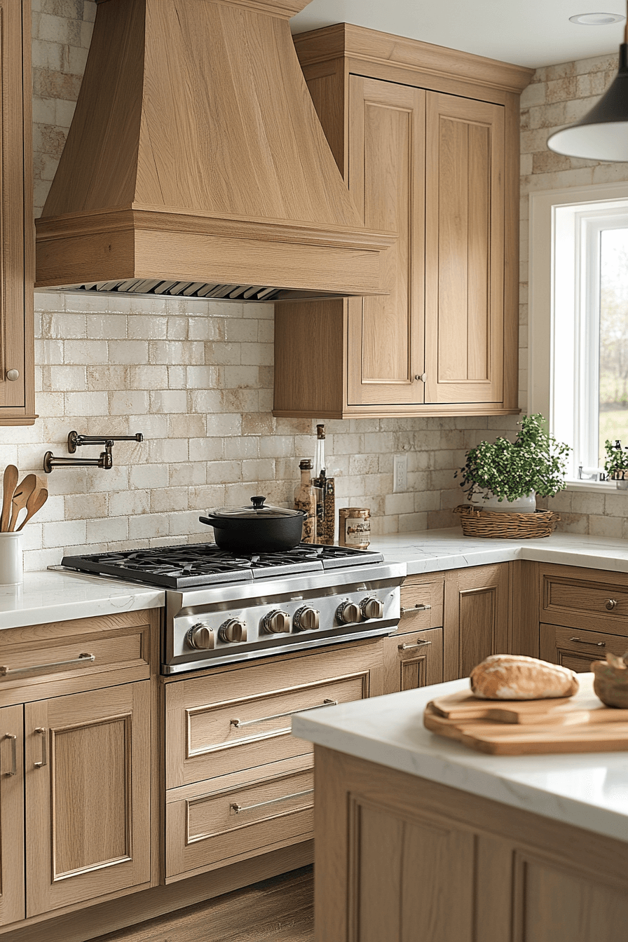 26+ Pale Oak Kitchen Cabinets for a Kitchen That Feels Naturally Inviting 19 pale oak kitchen cabinets