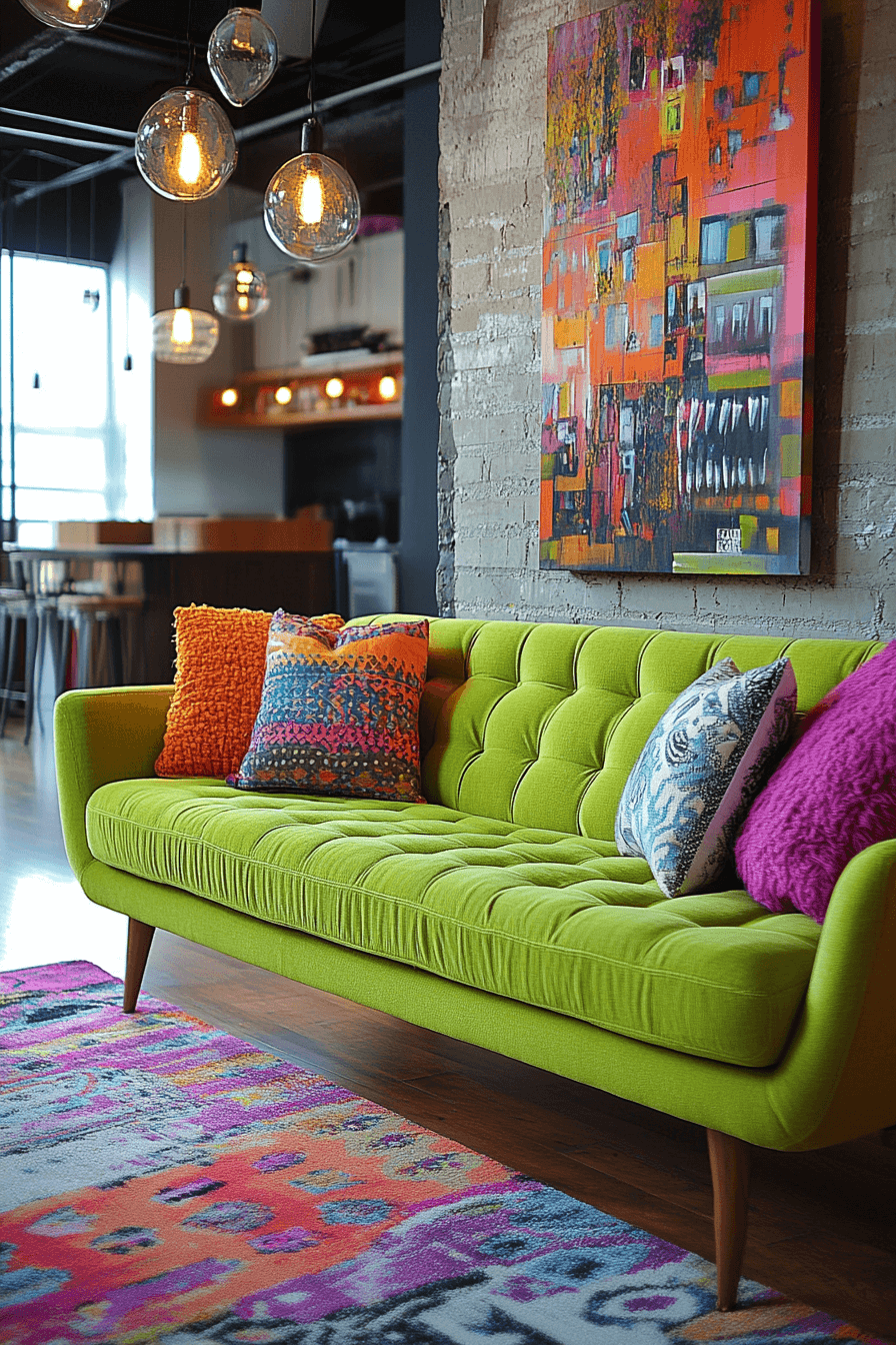 28+ Green Couch Living Room Ideas That Bring Nature’s Fresh Energy Inside 19 green couch living room ideas