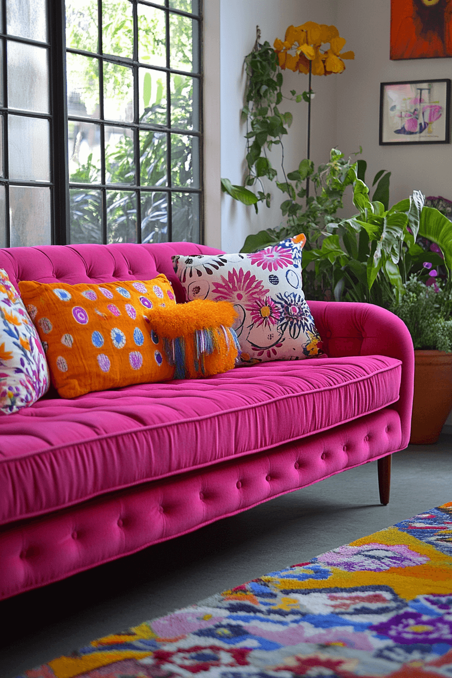 27+ Red Couch Living Room Designs That Spark Joy and Vibrance Instantly 19 red couch living room